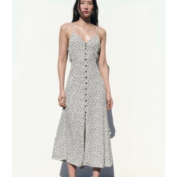 Zara Dresses & Skirts - ZARA Floral Print Slip Dress